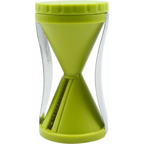 Coupe Légumes en Spirale Spiraliseur - Spaghettis de Spiralizer Manuel Multifonction pour Nouilles, Carotte, Concombre, Courgette Slicer Maker, éplucheur d'asperges, Vert, 1 Pièce, (1/5)