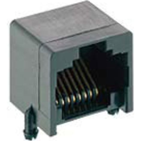 Embase modulaire femelle RJ45 Lumberg 2531 01 RJ45 embase femelle horizontale Pôle: 8P8C noir 1 pc(s