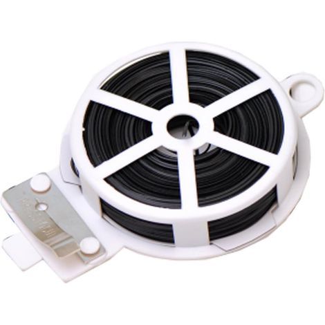 Lien de fixation en métal polyvalent de 50 m, Pour cuisine, bricolage, Attaches, Sac alimentaire, Sac de congélation, Bande d’attache 1pcs Noir (1/5)