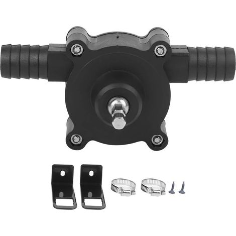 Pompe de forage électrique portable, pompes de transfert d'huile, de liquide, de ménage portable, mini pompe centrifuge, pompe avec entraînement manuel (1/5)