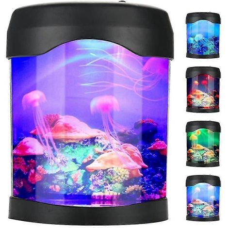 Mini lampe d'aquarium USB, lampe d'ambiance portable pour aquarium de bureau (1/4)