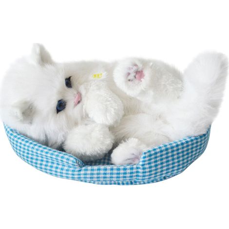 Chat En Peluche - Avec Son Miaulement Réaliste - Décoration Pour Bureau Maison Voiture - Jouet Éducatif Pour Enfants - 1 Pièce - 0,39 Livre