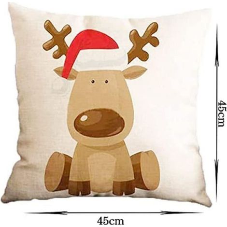 Housse de coussin - - 18x18 pouces - Multicolore - Carré - 4 pièces (1/4)