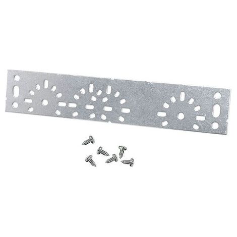 Montageplatte 250 mm Stahl verzinkt für Pressfitting-Wandwinkel / Wandscheiben - doppelt - Stichmaße 73, 80, 100, 153 mm