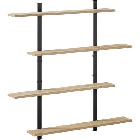 Étagère Murale Chêne Sonoma 100 x 13,5 x 101 cm - vidaXL (1/5)