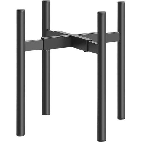 Support pour plantes, support haut pour plantes de style moderne du milieu du siècle, porte-plantes en métal pour pots, support pour plantes d'intérieur et d'extérieur (1/5)