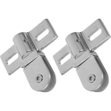 Charnières Pivotantes En Alliage De Zinc 2 Pièces Charnières Supérieure Et Inférieure Pour Portes En Verre Salle De Bain Avec Design (1/5)