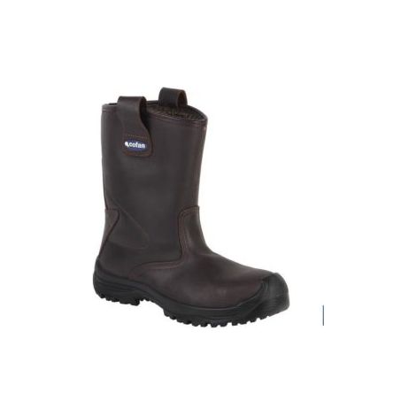 Botte de sécurité en cuir doublé S3 (modèle Megan) T-45