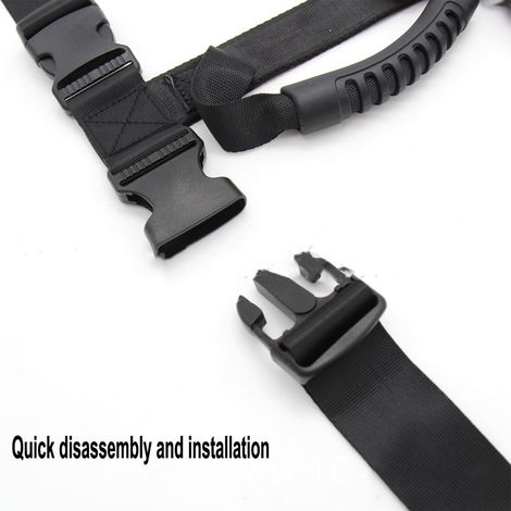 Sangle de fixation pour top case moto, réglable, résistante à l’usure, avec poignée, accessoire universel (1/4)
