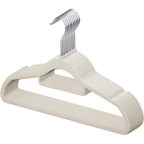 Cintres Étroits Antidérapants Cintres Fins Veloutés Gain (1/5)