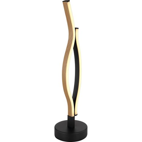 Globo - lámpara de mesa - Geronimo - negro - metal - Ø 12cm - LED (1/5)