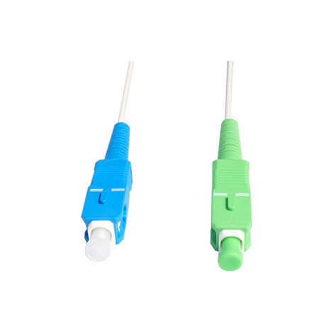 Sedea – Cordon optique SC/UPC – SC/APC 3m – Réduction de perte de transmission – Connexion rapide et fiable – Compatible box Internet fibre (1/5)