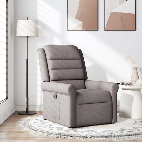 Relaxsessel Taupe Stoff vidaXL (1/5)