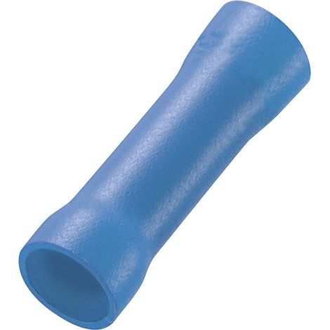 TRU COMPONENTS 3716P Stoßverbinder 1.50 mm² 2.50 mm² Vollisoliert Blau 100 St. (1/2)