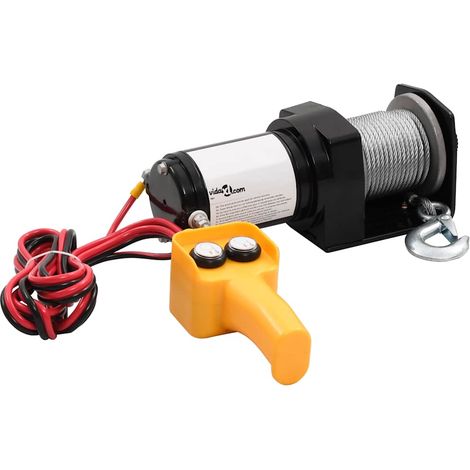 Treuil électrique 12 V 907 kg Télécommande filaire (1/5)