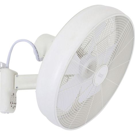 Lucci AIR Breeze Wandventilator 50 W (Ø) 460 mm Weiß Schwenkbar