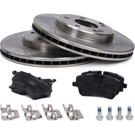 SET DISCHI E PASTIGLIE FRENO ANTERIORI MERCEDES-BENZ Classe C (1/5)