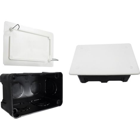 Boîte D'encastrement Rectangulaire 200x130x60mm Étrier Métallique Sous Film Rétractable Solera 614 (1/3)