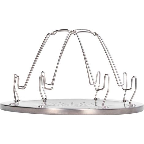 Grille-pain pliant en acier inoxydable pour camping, BBQ et pique-nique (1/5)