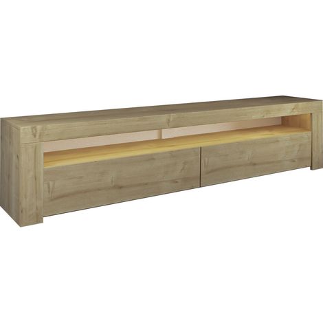 Porta TV in legno "Bati" - 150 x 36 x 46 cm - Beige