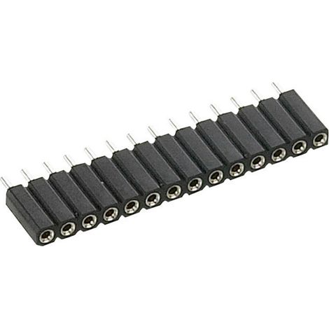 TRU COMPONENTS Buchsenleiste (Präzision) Anzahl Reihen: 1 Polzahl je Reihe: 20 TC-0510-020-1-50-00 1