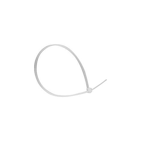 Collier 150x2.5mm 100pc Blanc - Profile