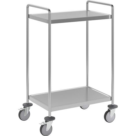 Kongamek, Chariot à tablettes en inox, soudé, L x l x h 650 x (1/5)