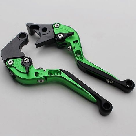 Modification pour moto CB650R 2014-2022 : poignée de frein, d'embrayage et de klaxon réglable en alliage d'aluminium (vert 3) (1/5)