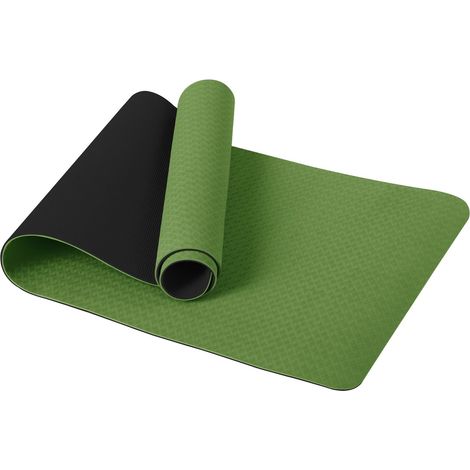 Yoga Mat for Gymnastics, Exercise, Fitness, Non-Slip, Sports Pilates with Carrying Strap 183 x 61 x 0.6 cm (1/5)