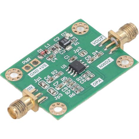 Module d'Amplificateur de Puissance Simple à Bruit Ultra-Faible, Large Bande et Haute Vitesse pour Impulsions - Carte OPA847 (1/5)