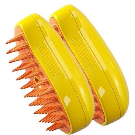 Brosse vapeur pour chat, brosse de massage vapeur pour chat, brosse pour poils de chat, BAs illustrées (1/5)
