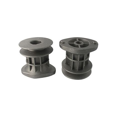 Supporto lama adattabile per Efco. Sostituisce origine: 66030256r - Diametro centrale (mm): 22,2 mm H: 69 mm Profondità del foro: 44 mm