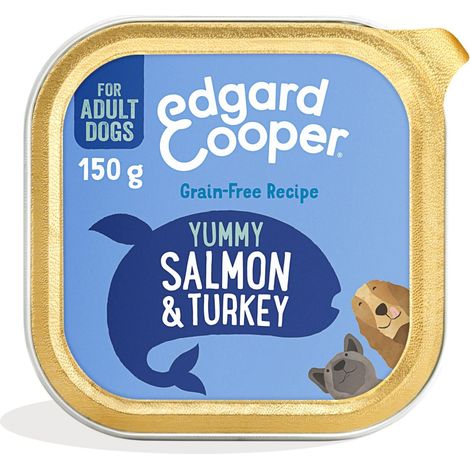 Edgard & Cooper Wet Cup for Dogs Salmon & Turkey 150g- Pk 11 - 267346 (1/5)