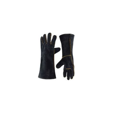Leder-Schweißerhandschuhe, 932 °F, Hochtemperatur-Arbeitshandschuhe zum Schweißen, Grillen, Küche, Backofen, Gartenarbeit (1/5)