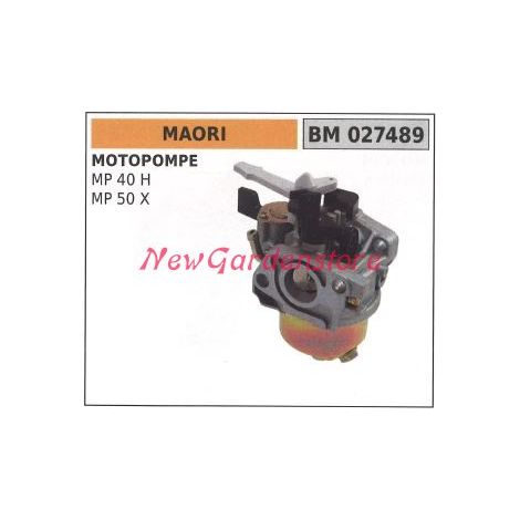 Carburatore a vaschetta MAORI motopompa MP 40H 50X 027489