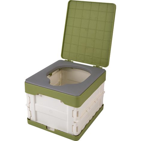 Toilettes portables pliables pour enfants, pot de voyage avec siège en PU, design compact pour voiture et activités extérieures (1/5)