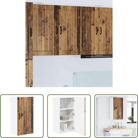vidaXL Küchenschrank Holzwerkstoff - Küchenschrank Altholz 40 x 31 x 80 cm Holzwerkstoff (1/5)