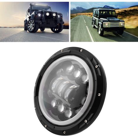 90-Watt-LED-Arbeitsleuchte (7 Zoll) für Autos, universelle Motorradscheinwerfer und Autoscheinwerfer (1/5)