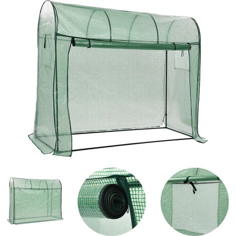 Serre de Jardin Serre De Jardinage avec porte zippée 200x80x170 cm 71143 (1/5)