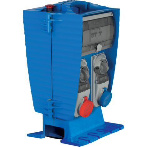 Quadro Stagno Da Cantiere Precablato A 4 Prese Interbloccate IP65 3 PR 2P+T 16A 1 3P+T 16AA