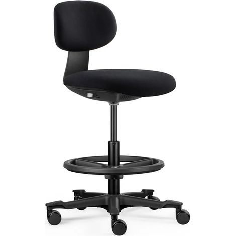 [NEUWERTIG] B-Ware Hjh Office Work Mf2 Bürostuhl Schreibtischstuhl Drehstuhl Chefstuhl Schwarz