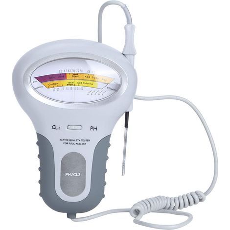 Qualité Eau Testeur,Portable Numérique Moniteur,Ph Eau Testeur Analyse Chlore Piscine Kit Test (1/5)