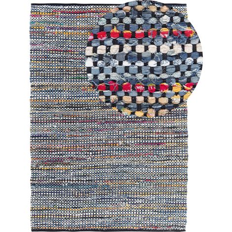Teppich ALANYA Bunt 160 x 230 cm Baumwolle