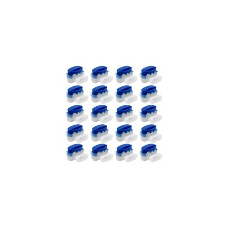 Pack of 20 Waterproof Cable Connectors – Durable Plastic – 0.5 to 1.5 mm² – Ideal for Lawn Mowers and Outdoor Use (1/5)