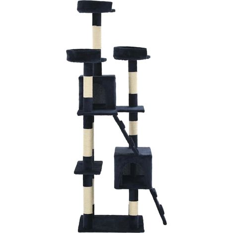 Maison Exclusive - Albero per Gatti con Tiragraffi in Sisal 170 cm Blu (1/5)