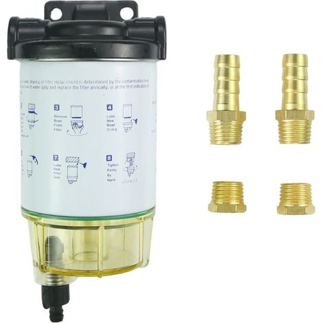 Filtre à huile séparateur eau‑carburant 35‑60494‑1 – Pour moteur hors‑bord – Accessoire d’entretien marin (1/3)