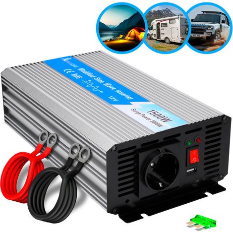 Konverter Extralink OPIM-1500W 1500 W Dauerleistung 3000 W Spitze (1/5)