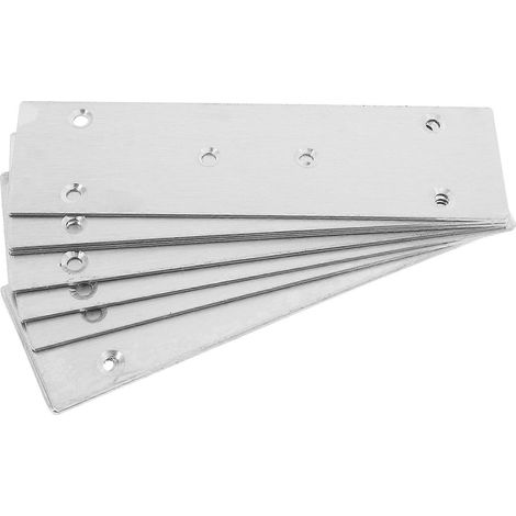 Plaque de support plate métallique pour la réparation de meubles (lot de 10) (1/5)