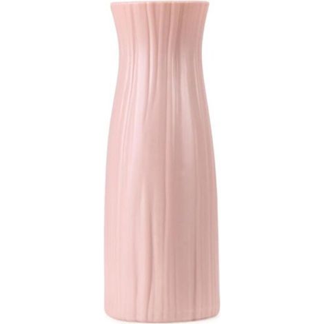 Rose Vases À Fleurs, Vase Soliflore Géométrique en Plastique pour Centres De Table, en Vrac, Pichet À Fleurs Léger, Vase De Table Vintage pour Décoration De Mariage, Fête, Salon, Chambre (1/4)