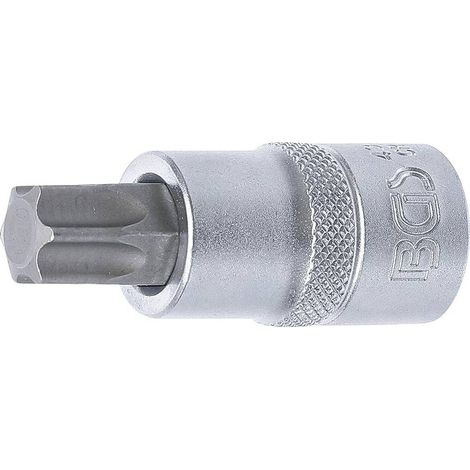 Douille à Embouts 12,5 mm (1/2) Profil T Torx T60 - Acier Résistant - Précision et Durabilité - D-Work